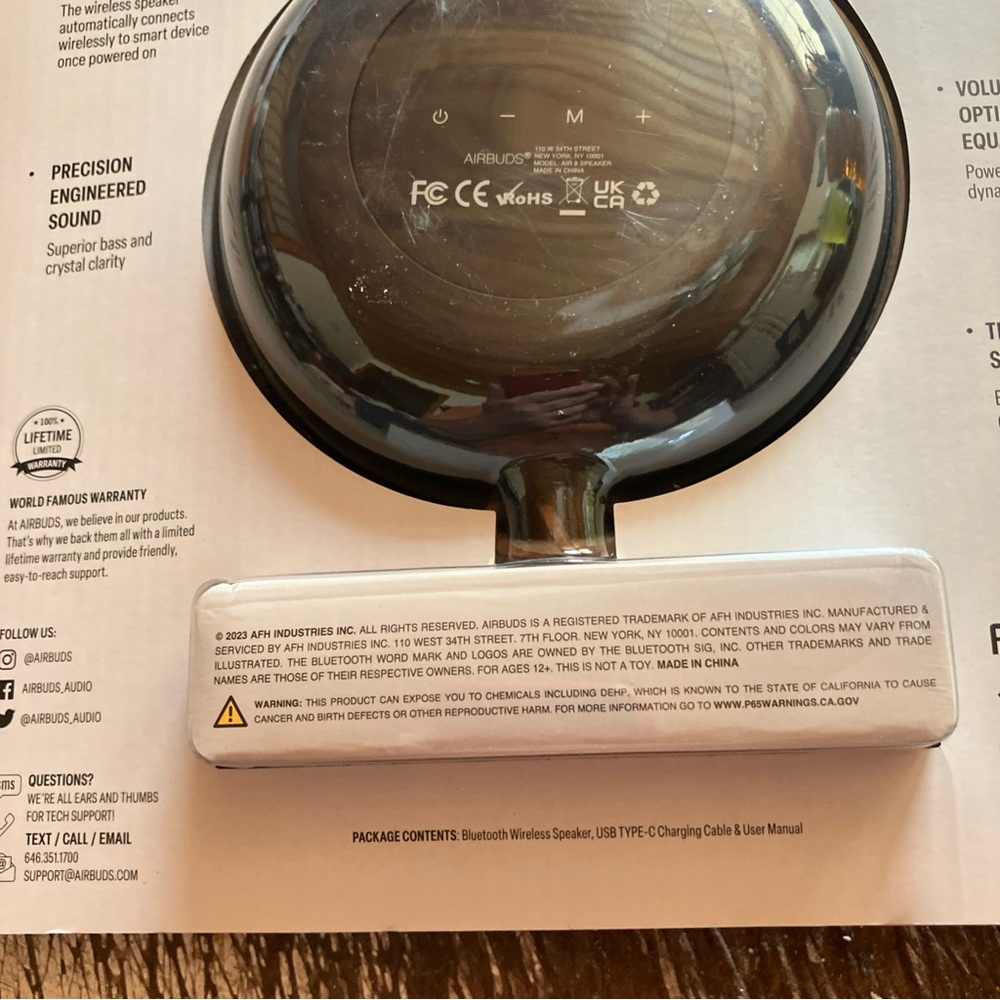 Black Wireless Speaker